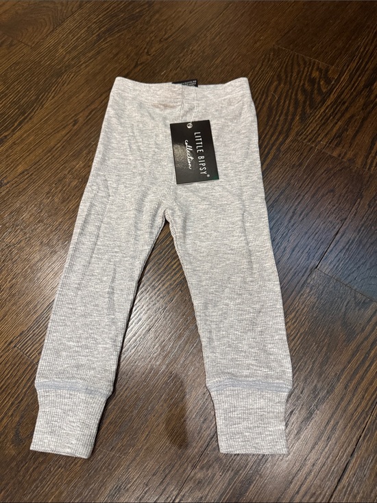 Little Bipsy Other - Little bipsy Kids' Heather Gray Ribbed Leggings